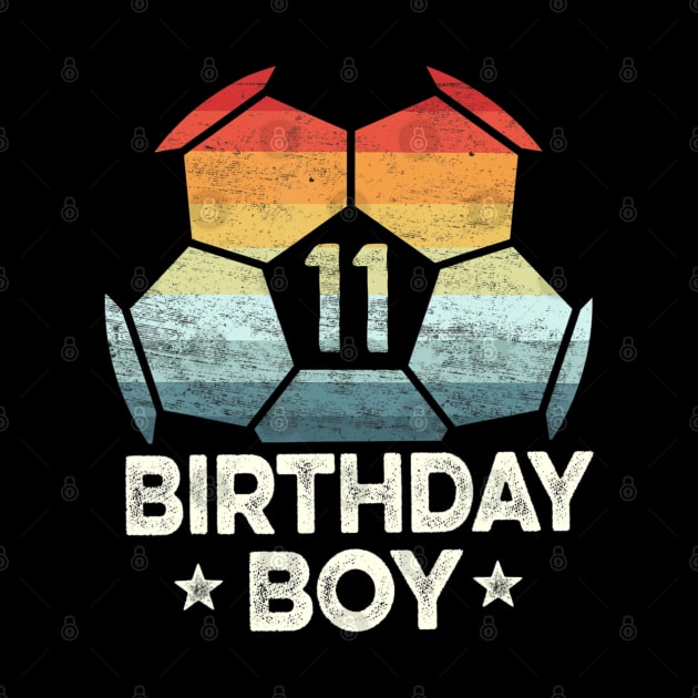 11 Year Old Soccer Player 11Th Birthday Boy by marchizano