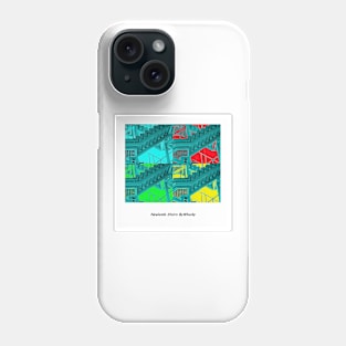 Newlands stairs poster print style Phone Case