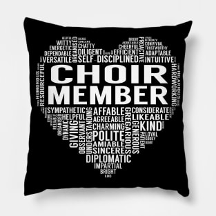 Choir Member Heart Pillow