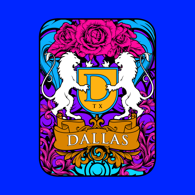 DALLAS LOGO ARTWORK by theanomalius_merch