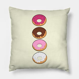 Colorful Doughnuts Donuts Pillow