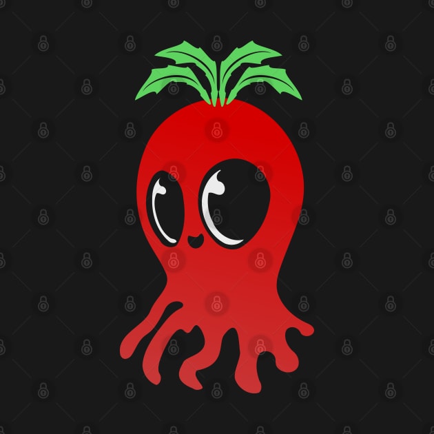 red ghost boo! cute and happy design by jaml-12