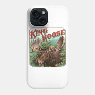 King Moose - Vintage Cigar Box Art Phone Case