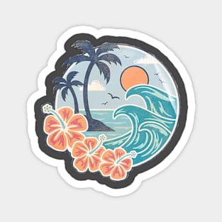 aesthetic summer sticker Magnet