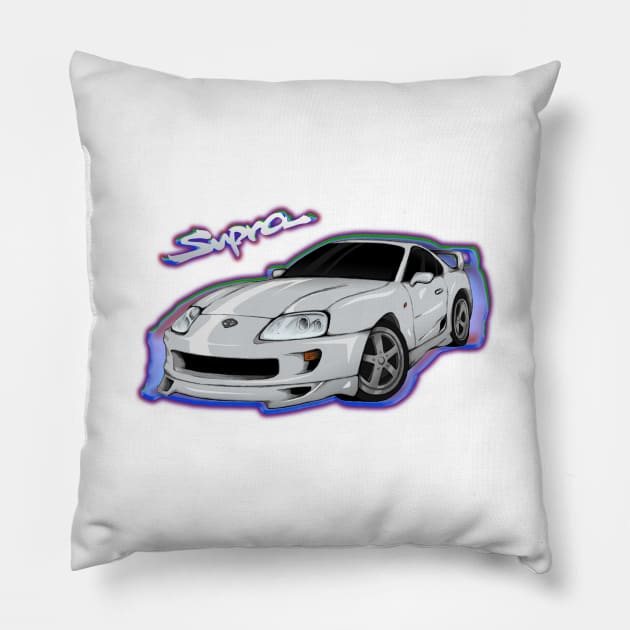 Toyota Supra Pillow by gtr