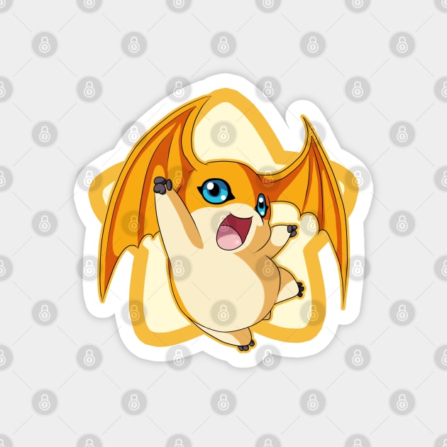Patamon Star Magnet by PRPrints