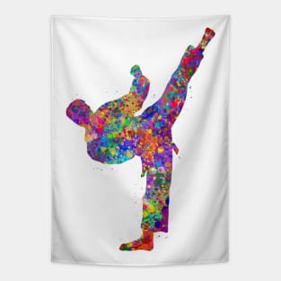 Taekwondo Tapestry