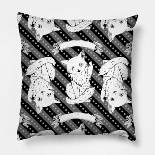 Kitty Final Boss Pattern Pillow