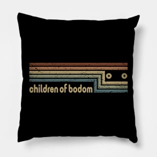 Children of Bodom Cassette Stripes Pillow