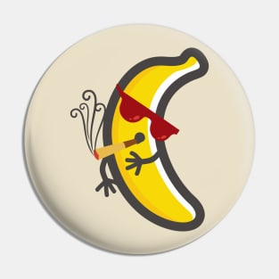 Cute banana smoking Pin