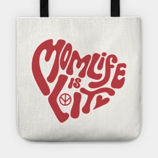 Momlife Is Lit Funny Mom Tote