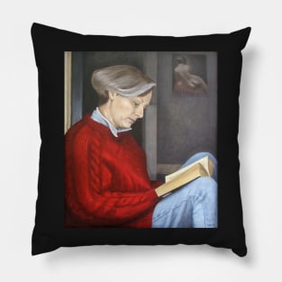 Self - Painting by Avril Thomas - Adelaide Artist Pillow