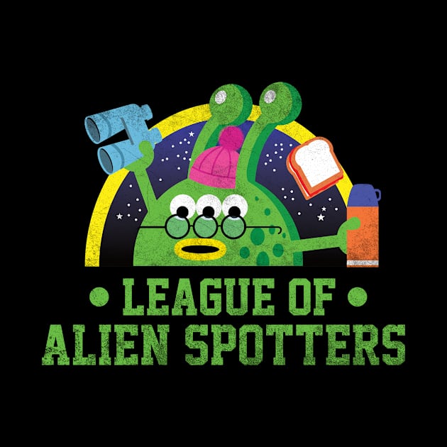 League of Alien Spotters by Nik Afia designs