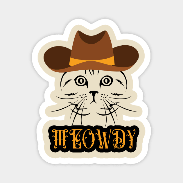 Meowdy Magnet by Ras-man93