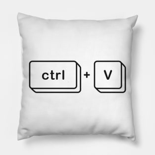 Paste Shortcut Keys Icon Pillow