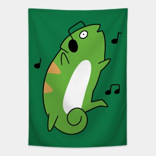 Dancing Chameleon Tapestry