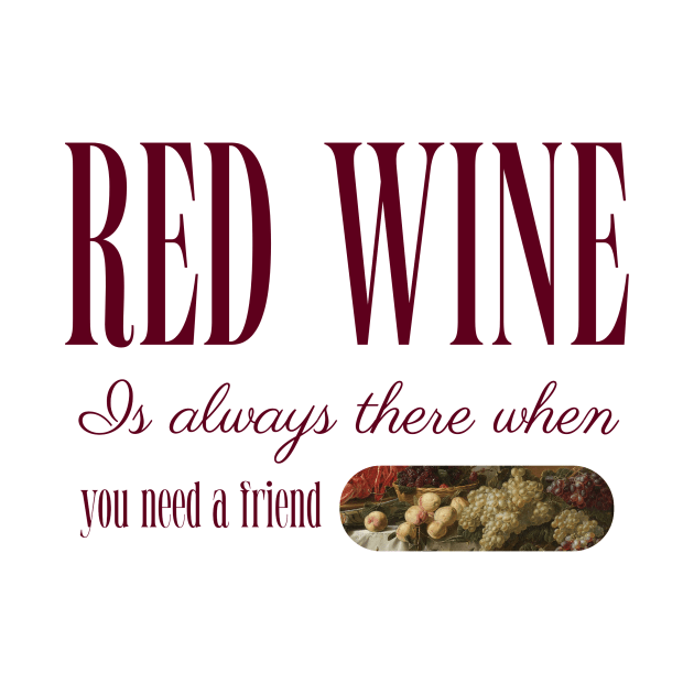 Red Wine Lover by Tip Top Tee's