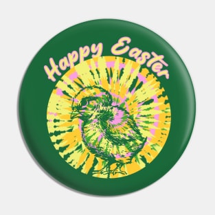 Happy Easter Tie-Dye Pin