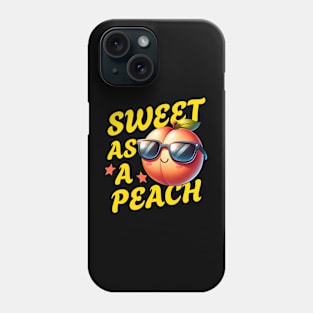 Sweet As A Peach - Funny Peach Quote Phone Case