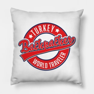 Turkey backpacker world traveler Pillow