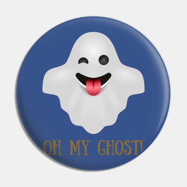 Ghost Pin by LibrosBOOKtique