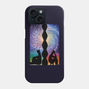 The endless column, the thinker and his woman Phone Case