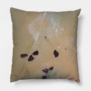 Relaxing Aerial Beach Pillow