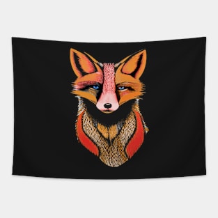 BLUE EYED FOX CUTE Tapestry