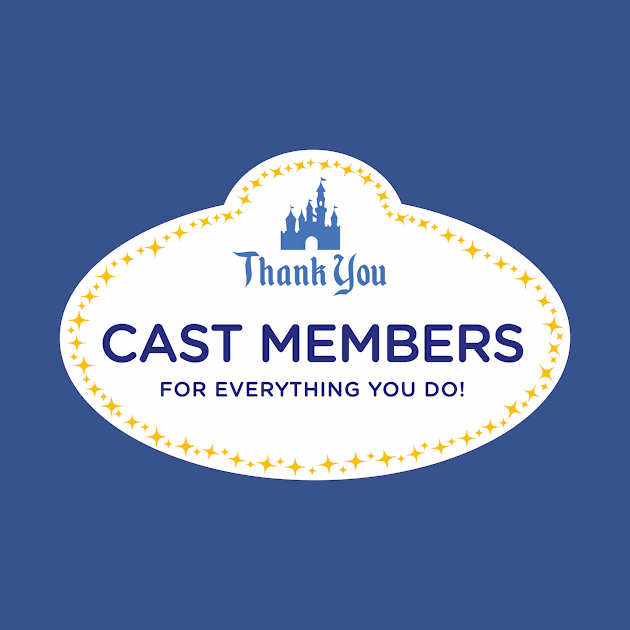 Thank You, Cast Members - Pocket Placement by Heyday Threads