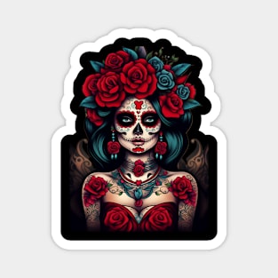 Catrina de Rosas Magnet