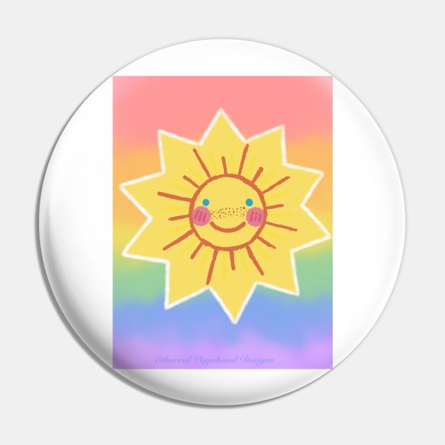 Happy Fun Times in the Sun Pin by Ethereal Vagabond Designs