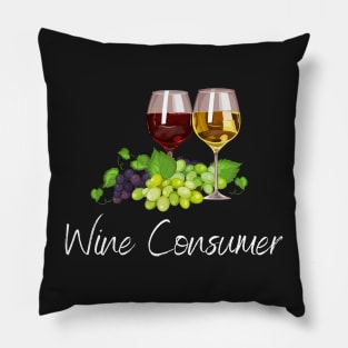 Wine Lovers Design Pillow