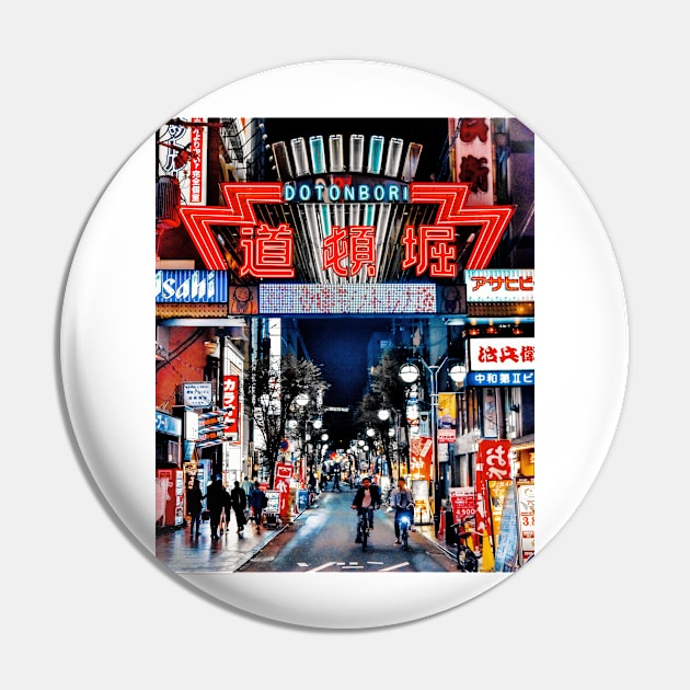 Tokyo Streets Pin by Design Monster