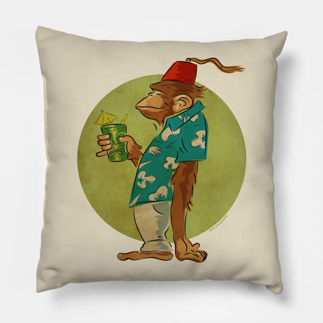 Bradbury The Chimp Pillow by zerostreet