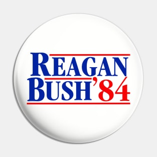 Reagan Bush 84 Pin