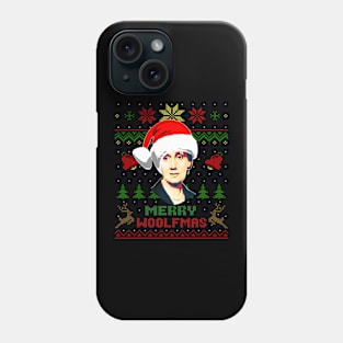 Virginia Woolf Merry Woolfmas Funny Christmas Phone Case