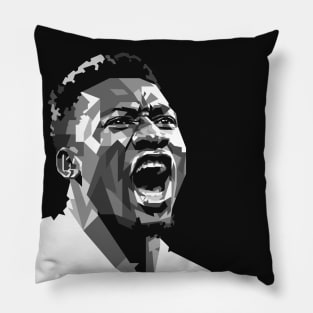 Andre Onana Portrait in Grayscale Pillow