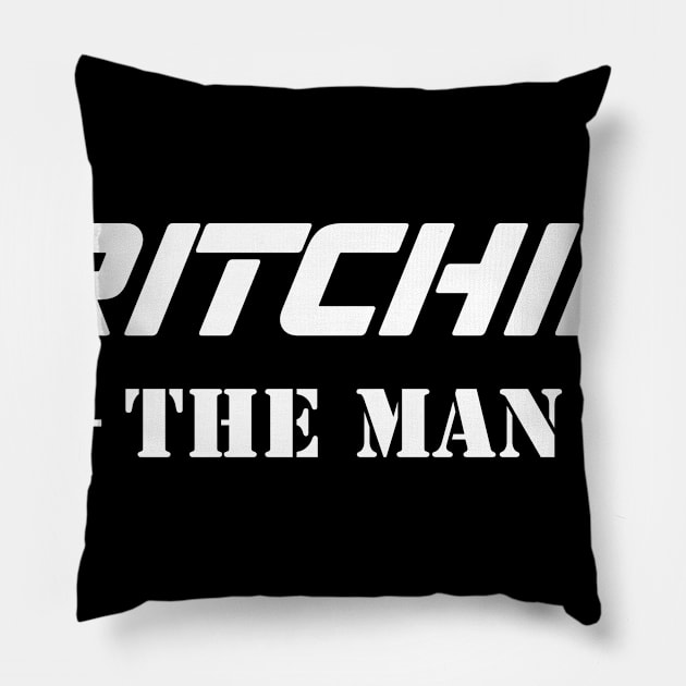 Ritchie The Man | Team Ritchie | Ritchie Surname Pillow by Carbon