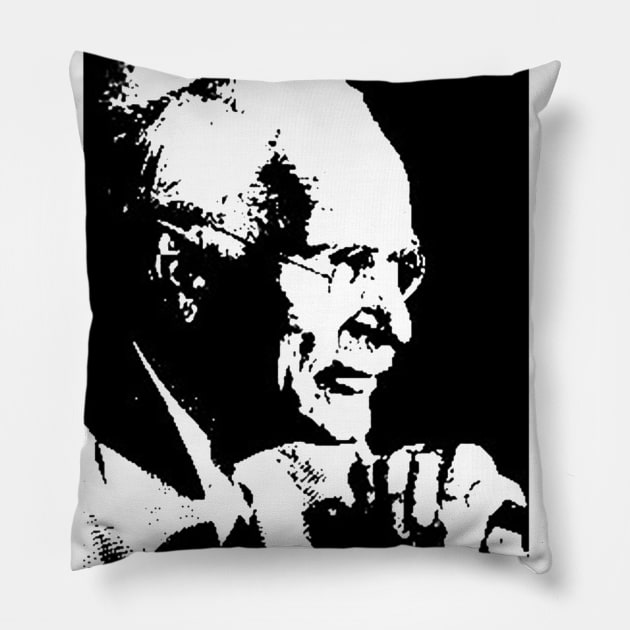 Carl Jung - A Different Kind of Fun Pillow by NeverBob