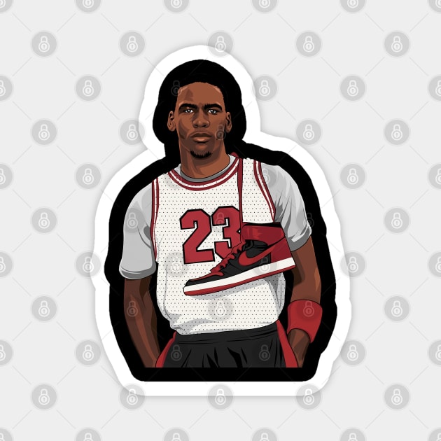 BASKETBALLART - CLASSIC JORDAN Magnet by JORDAN-ART23