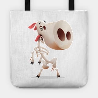 Piggy skeleton Tote