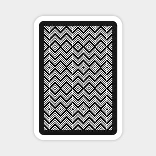 Geometric Black & White Magnet