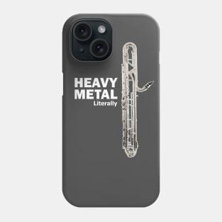 Literally Heavy Metal - Contrabass Clarinet Phone Case