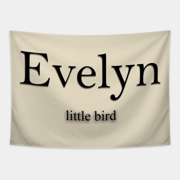 Evelyn Name meaning Tapestry by Demonic cute cat