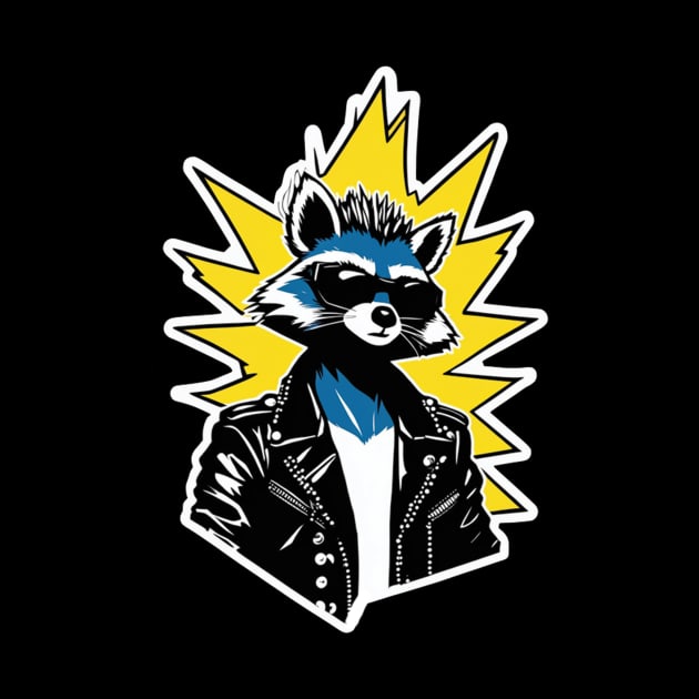 The Ratscals: Punk Rock Raccoon by Sieve's Weave's