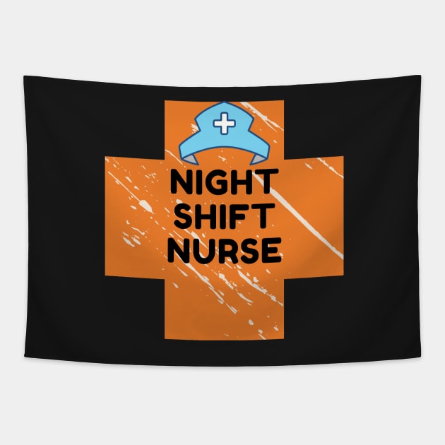 Night Shift Nurse Rules Tapestry by Famgift
