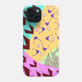 Flock Of Colorful Birds Phone Case