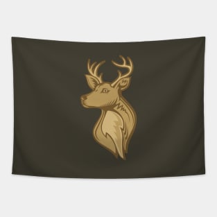 Deer Head Tapestry