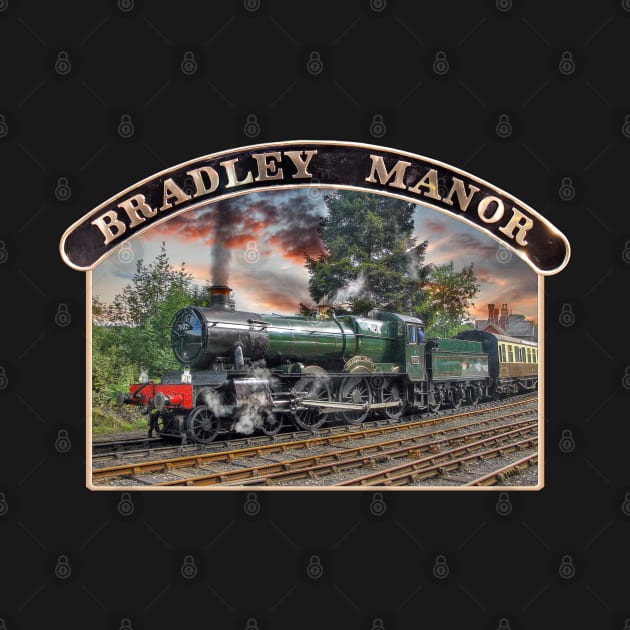 GWR Bradley Manor and Nameplate by SteveHClark