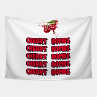 Cherry bombs Tapestry